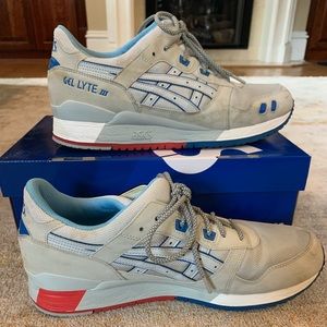 Asics Gel-LYTE 111 soft grey mens size 11